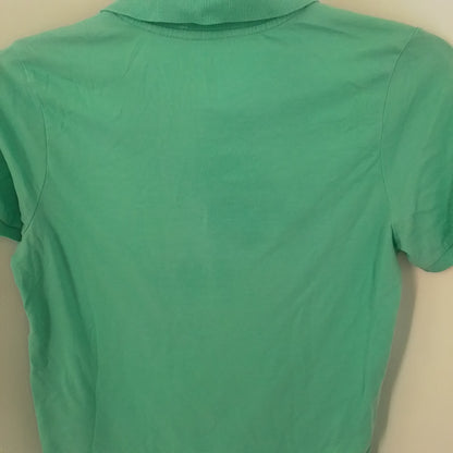 Arizona Jeans Women's Teal polo shirt-L