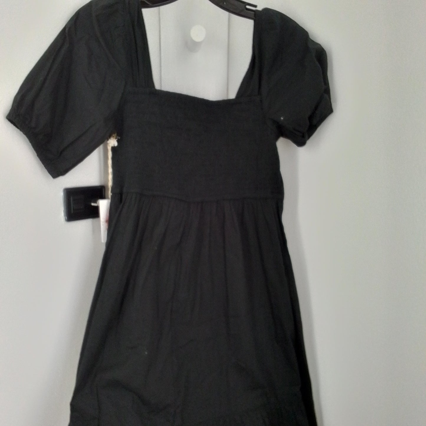 Women's Black Dress - Size M, Cotton/Polyester