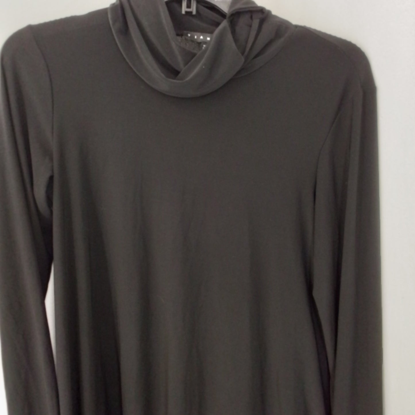 Women's Black Polyester Dress - Size M