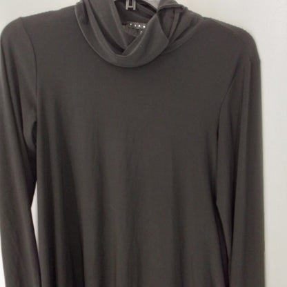 Women's Black Polyester Dress - Size M