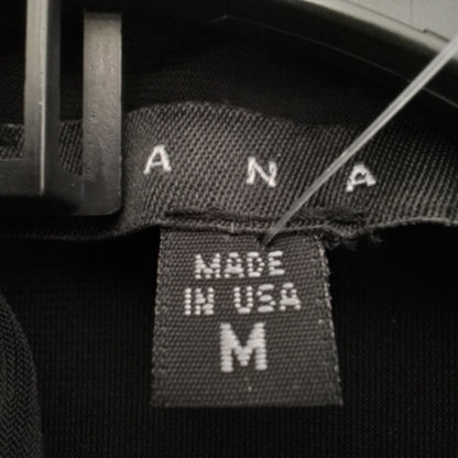 Women's Black Polyester Dress - Size M