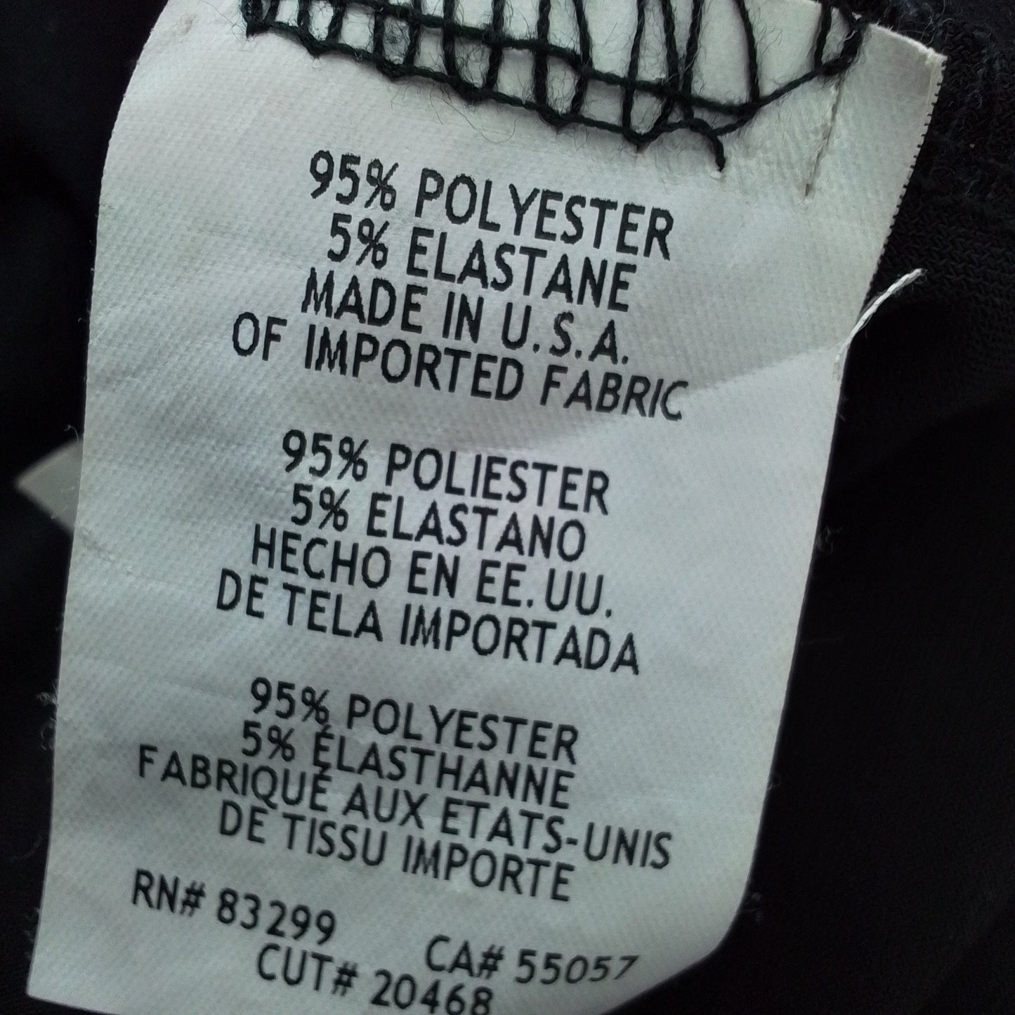 Women's Black Polyester Dress - Size M