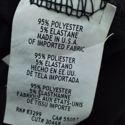 Women's Black Polyester Dress - Size M