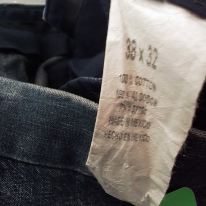 Savane Men's Blue Cotton Jeans 38x32