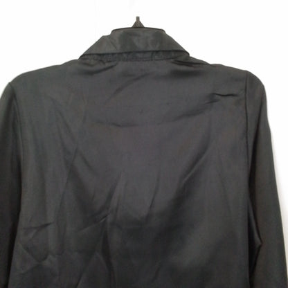 Women's Black Polyester Blouse - XL