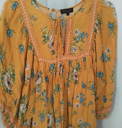 RACHEL ZOE Women's Yellow Blouse - Size M