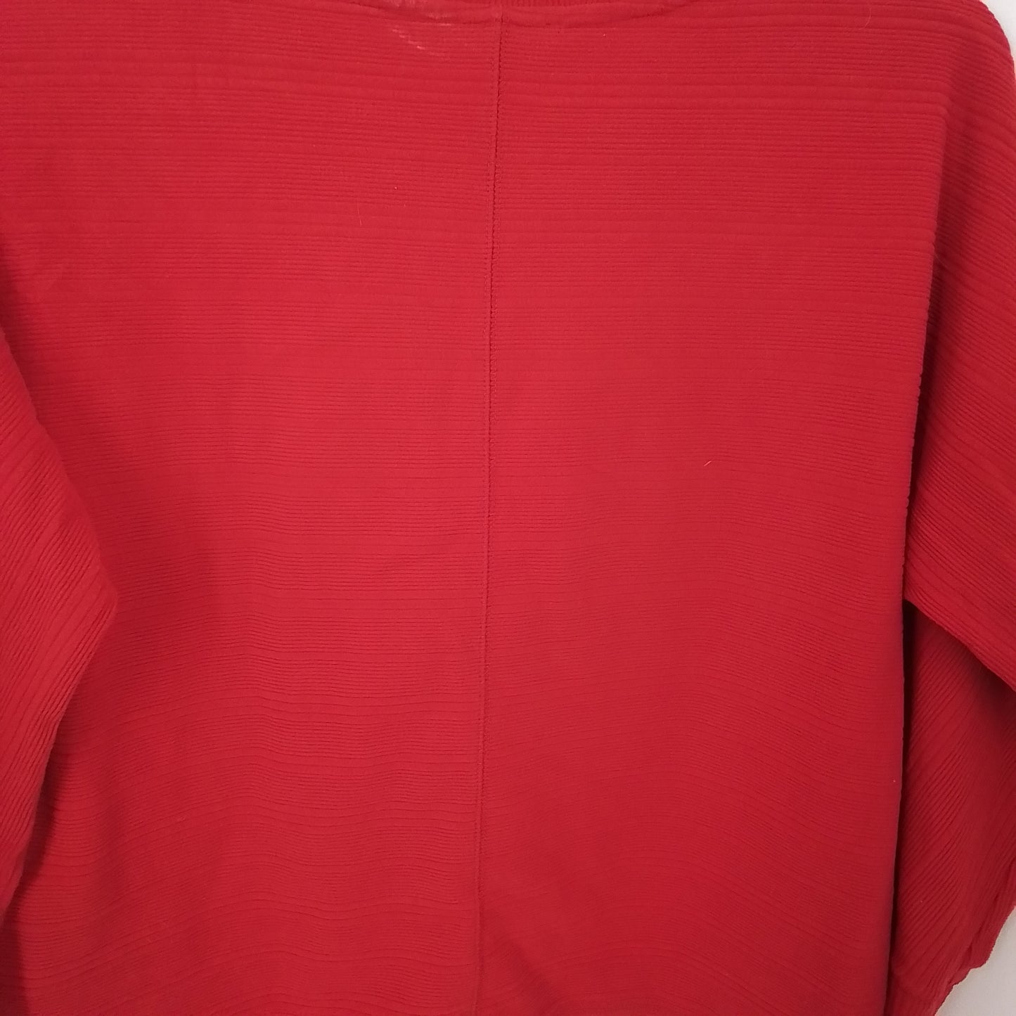 Women's Red Shirt, Size M, Polyester Rayon