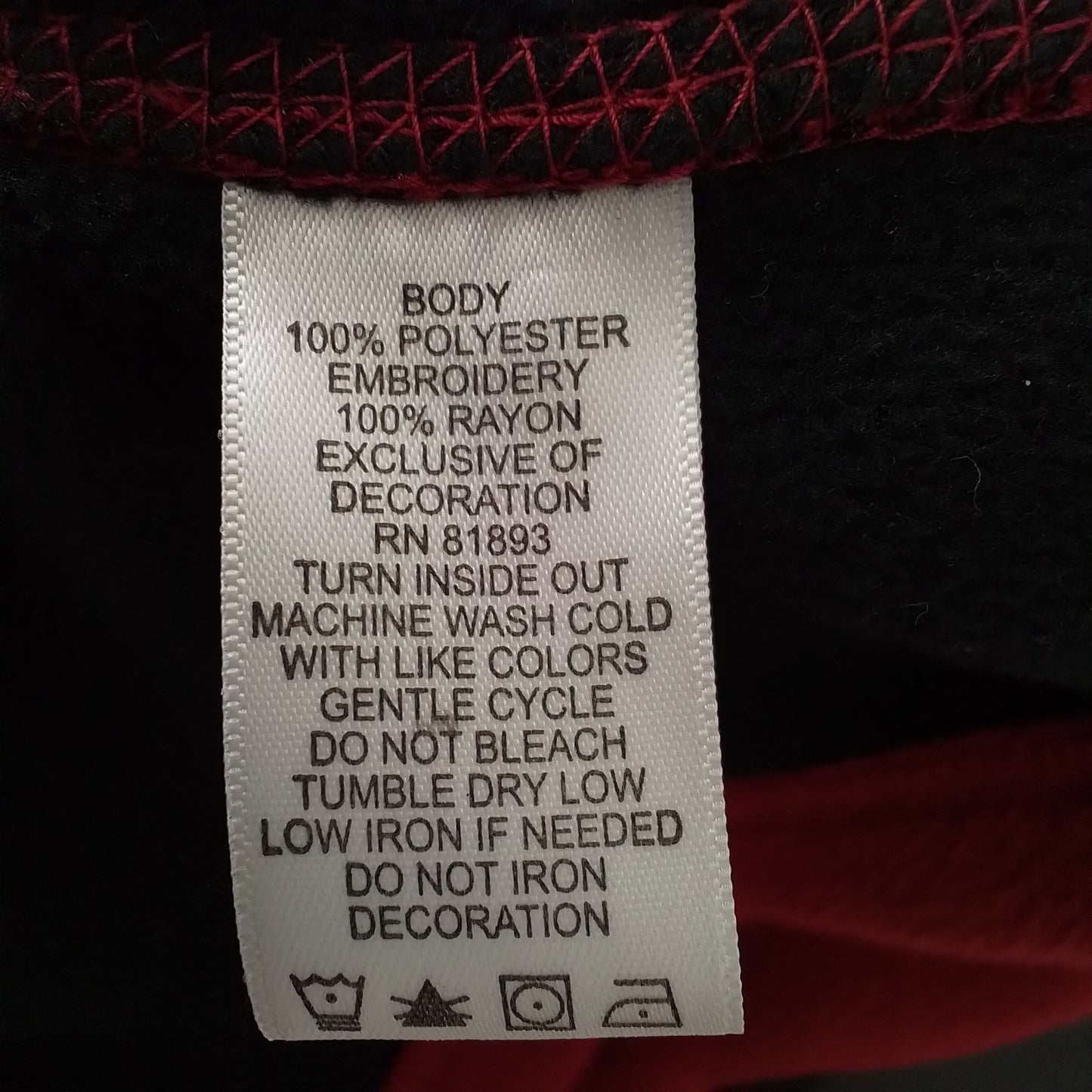 Women's Red Polyester Jacket - XL