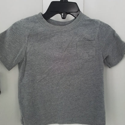 Garanimals Kids T-Shirt, Grey, 24 Months, Cotton/Polyester