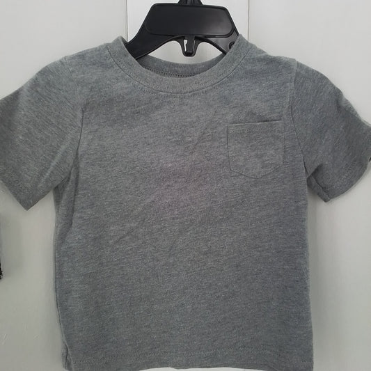 Garanimals Kids T-Shirt, Grey, 24 Months, Cotton/Polyester