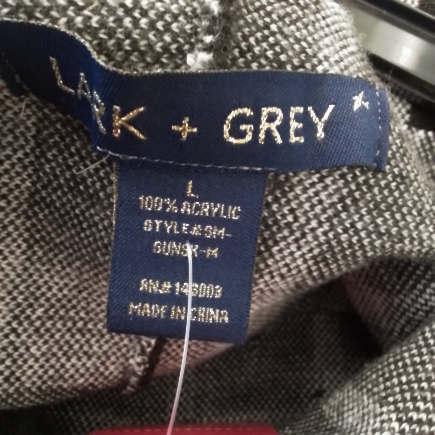 Women's Acrylic Skirt - Size L - White, Black, Grey