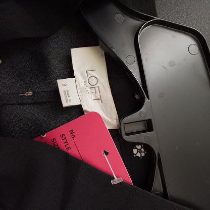 Loft Women's Dress Size 8 Black Orange White Polyester