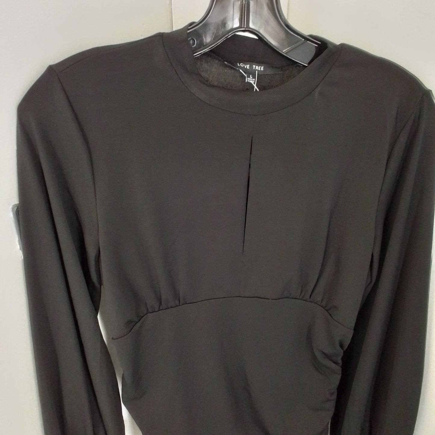 Women's Black Dress - Size L, Polyester
