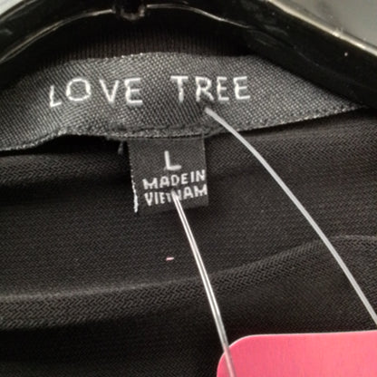 Women's Black Dress - Size L, Polyester