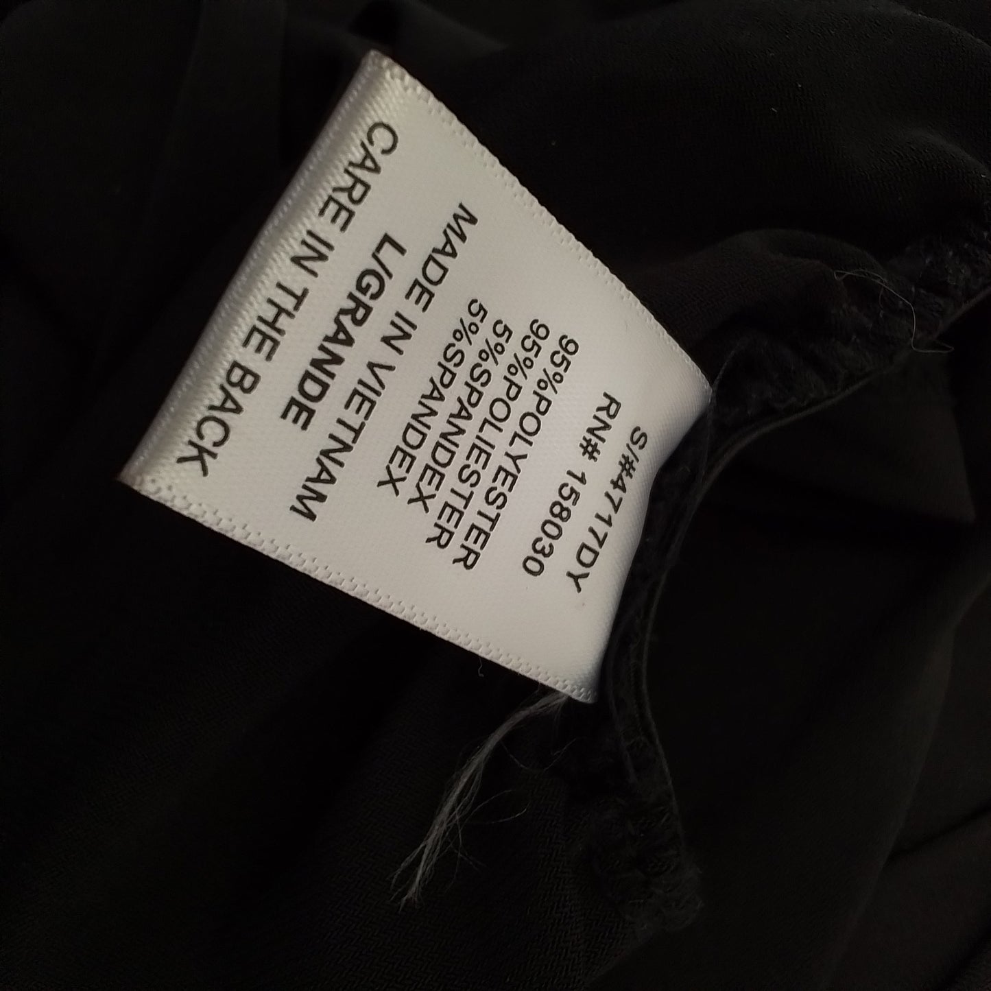 Women's Black Dress - Size L, Polyester