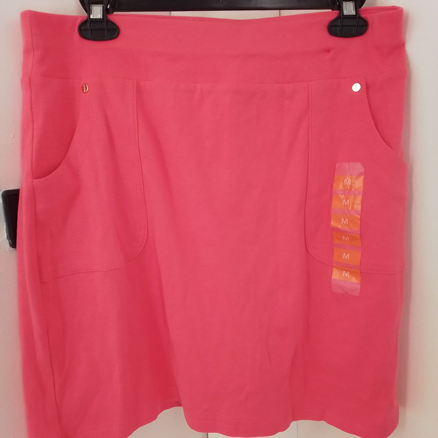 JONES NEW YORK Women's Pink Cotton Skirt - M