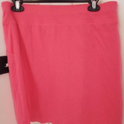 JONES NEW YORK Women's Pink Cotton Skirt - M