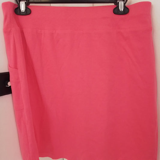 JONES NEW YORK Women's Pink Cotton Skirt - M