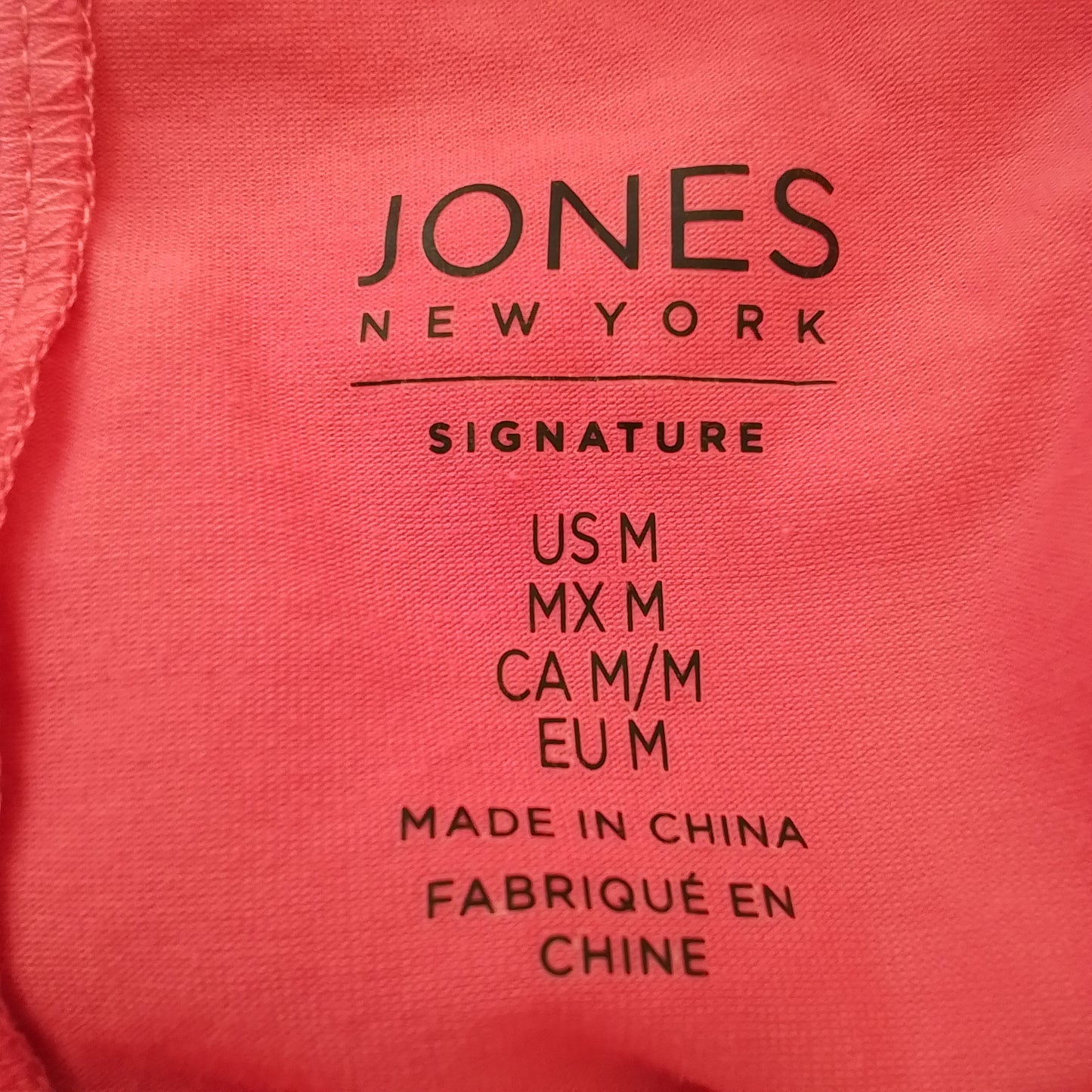 JONES NEW YORK Women's Pink Cotton Skirt - M