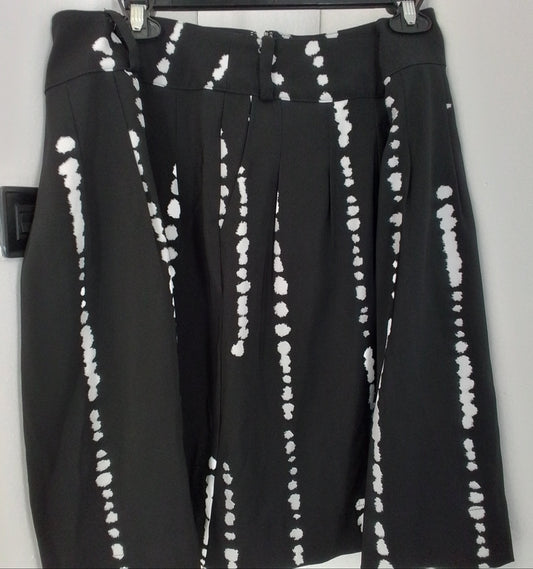 Worthington Women's Skirt Black/White Size 18 Polyester