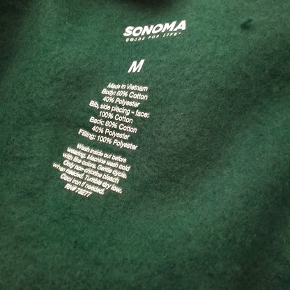 Sonoma Women's Green Sweatshirt - Size M
