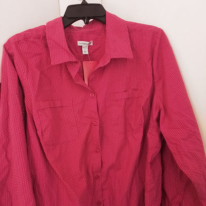 Croft & Borrow Women's Pink Cotton Blouse