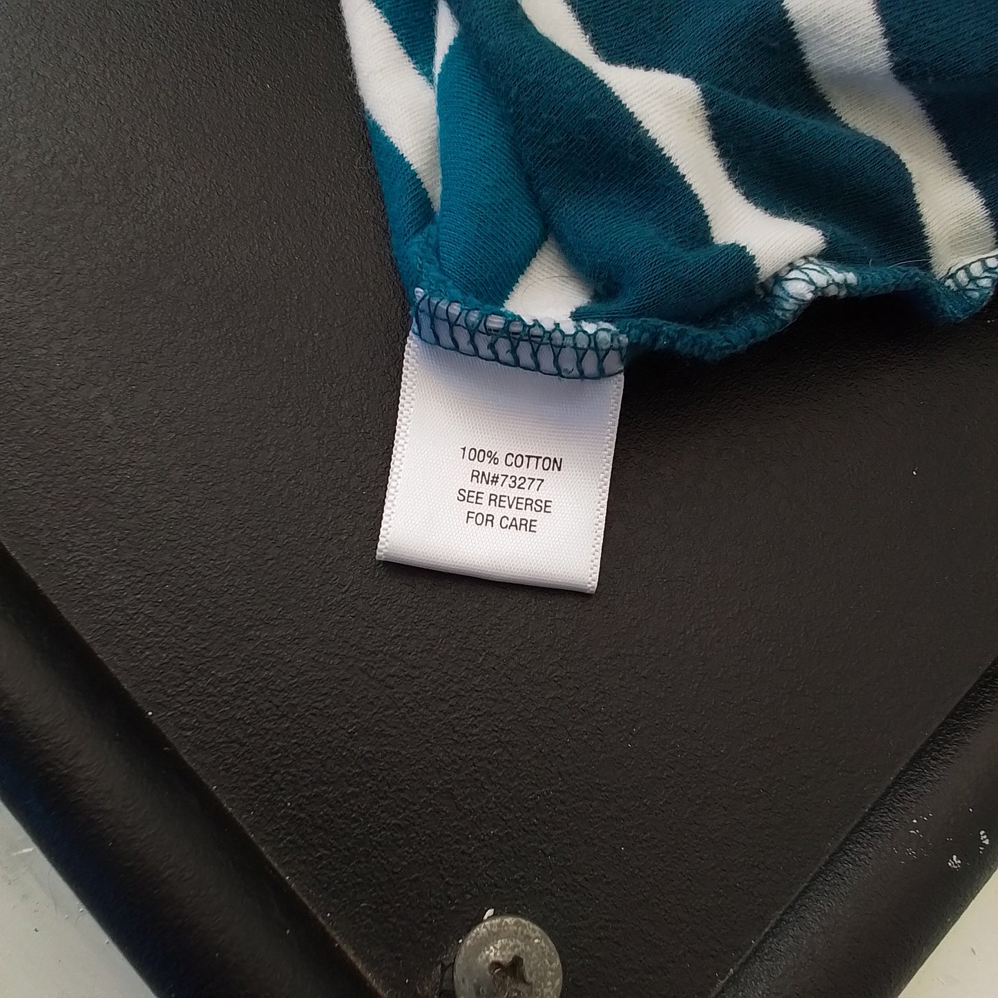 Croft & Borrow Women's Cotton Shirt XL Aqua/Blue/White