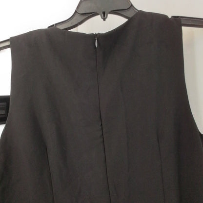 Women's Polyester Dress - Black/White, Size L