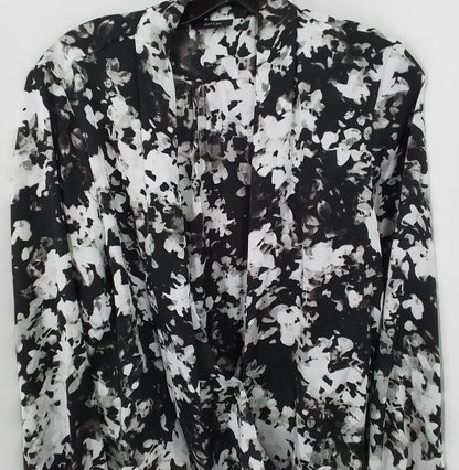 APT. 9 Women's Blazer L Polyester White/Black