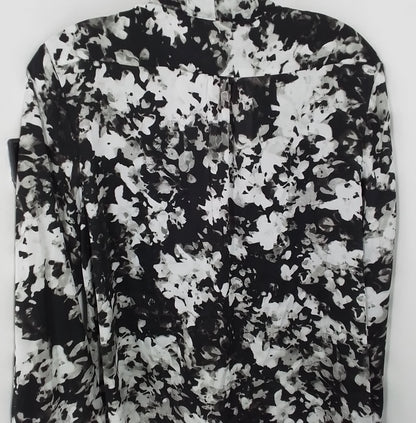 APT. 9 Women's Blazer L Polyester White/Black