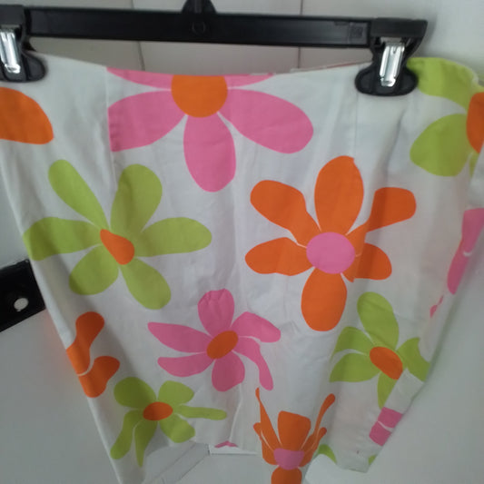 Orange Cotton Women's Skirt Size 10