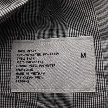 Men's Grey Vest - Size M, Polyester/Rayon