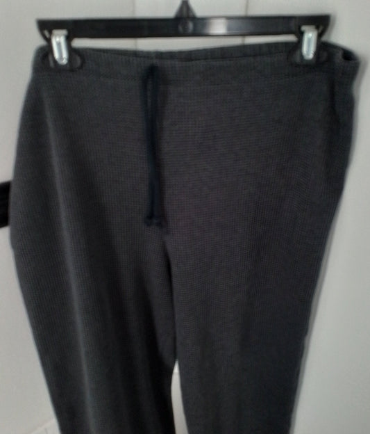 Women's Pants - Black/Grey, Size M, Cotton/Polyester