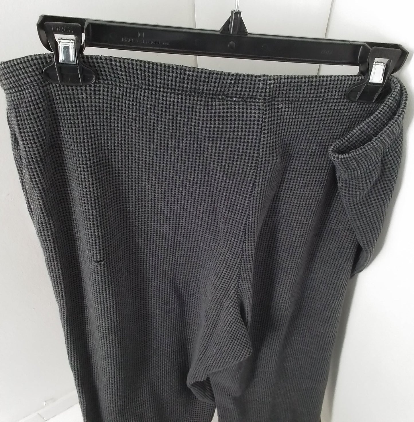Women's Pants - Black/Grey, Size M, Cotton/Polyester