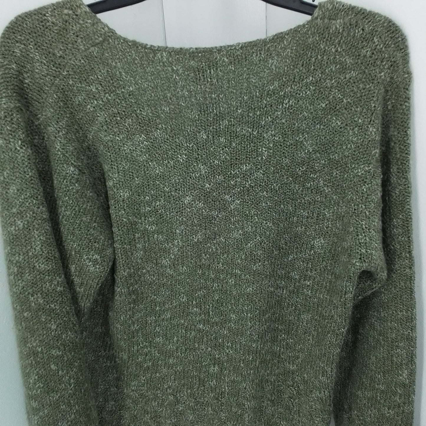 Women's Brown Acrylic Cardigan - Size M