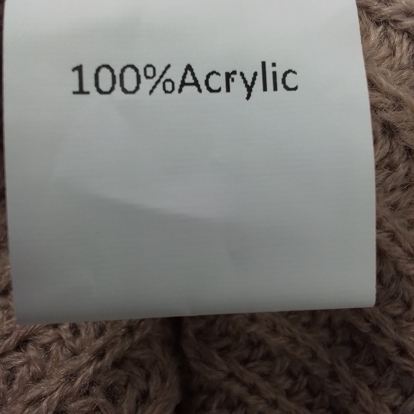 Women's Brown Acrylic Sweater - XL