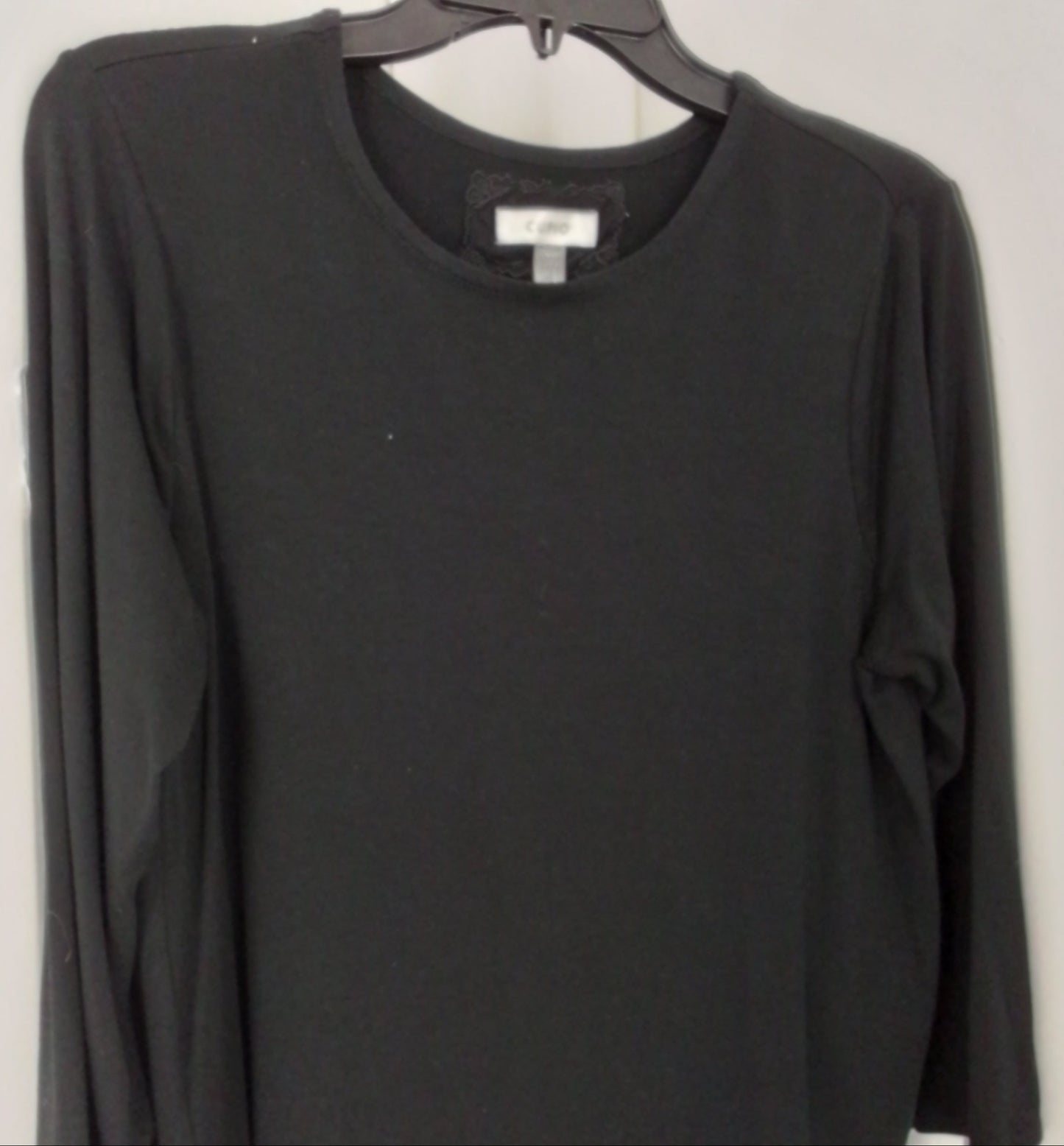 Women's Black Shirt - XL, Spandex/Viscose