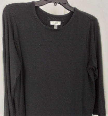 Women's Black Shirt - XL, Spandex/Viscose