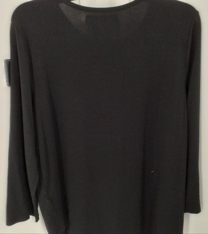 Women's Black Shirt - XL, Spandex/Viscose