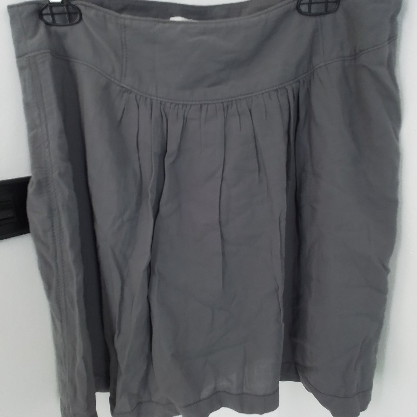 Ann Taylor Grey Cotton Skirt - Size 10