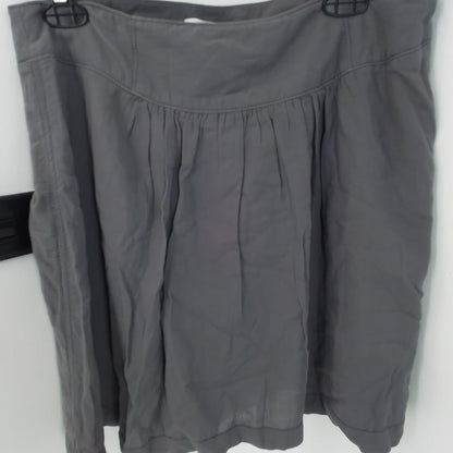 Ann Taylor Grey Cotton Skirt - Size 10