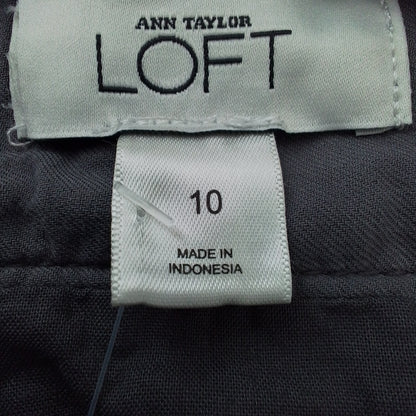Ann Taylor Grey Cotton Skirt - Size 10