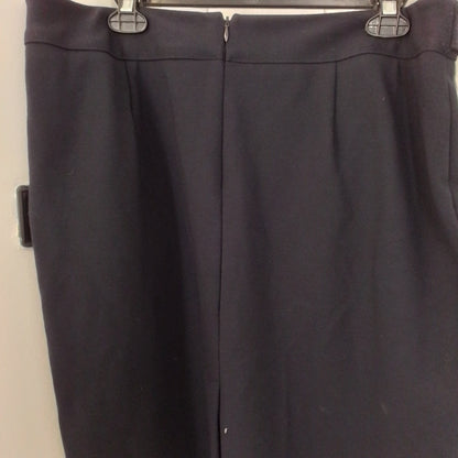 Women's Black Skirt - Size 14, Polyester/Rayon/Spandex