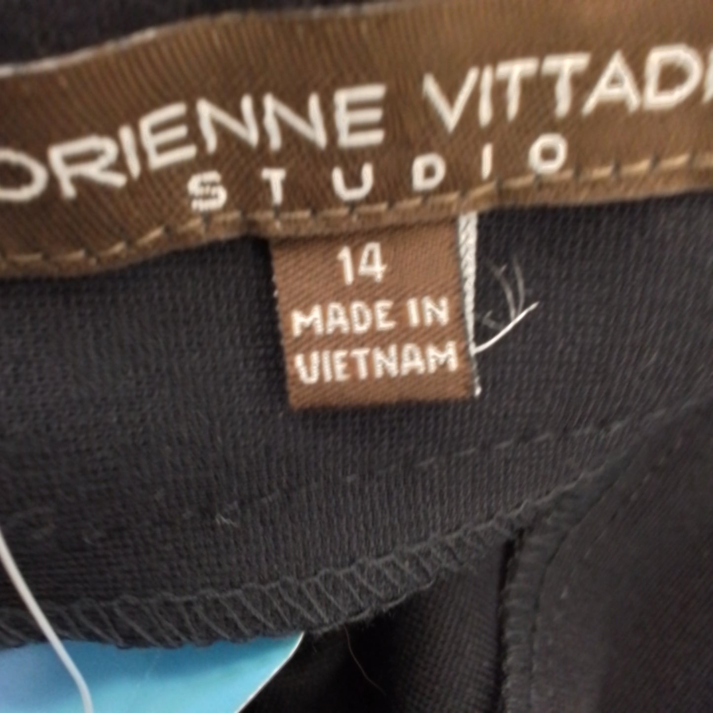 Women's Black Skirt - Size 14, Polyester/Rayon/Spandex