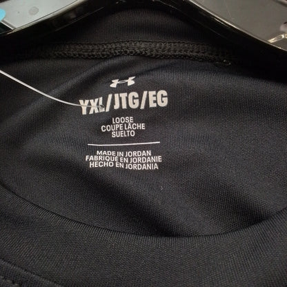 Under Armor Kids Black T-Shirt XL