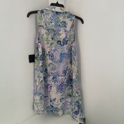 Women's Sun Dress - M - Purple/Blue/Green - Polyester/Spandex