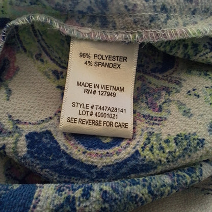 Women's Sun Dress - M - Purple/Blue/Green - Polyester/Spandex