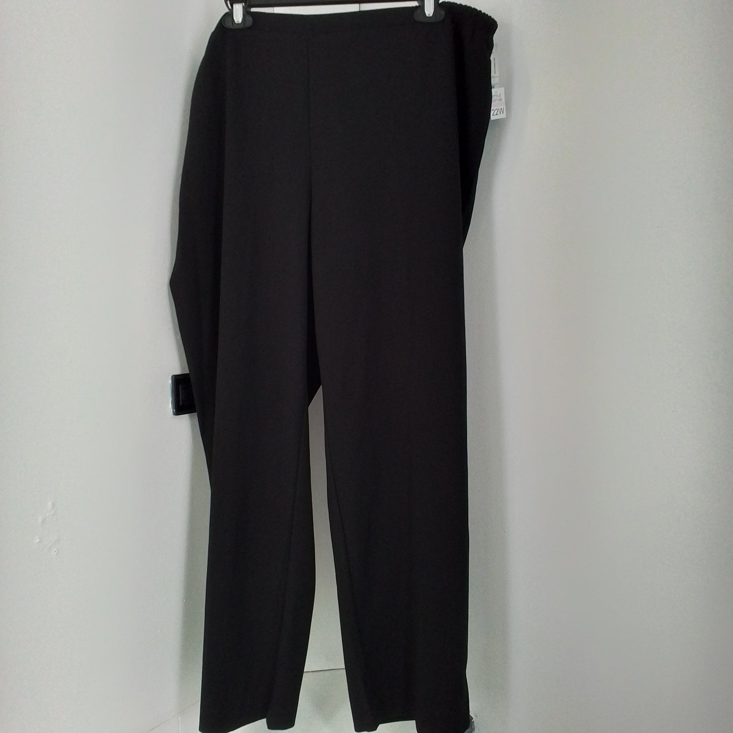 Women's Black Pants 22W Polyester Spandex