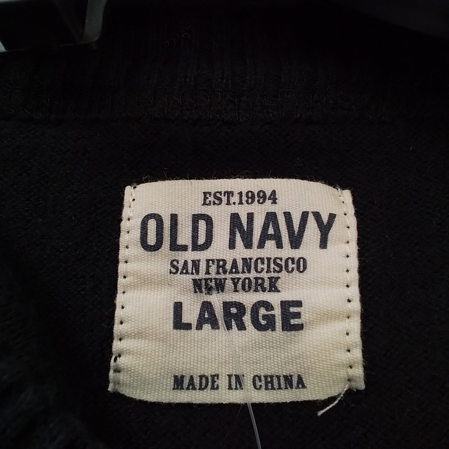 Old Navy kids Cotton Sweater L White/Red/Black argyle Patterned