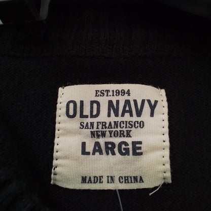 Old Navy kids Cotton Sweater L White/Red/Black argyle Patterned